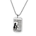 Wholesale mother's Day polished stainless steel necklace JDC-NE-Mail012 Necklaces 麦伦 Wholesale Jewelry JoyasDeChina Joyas De China