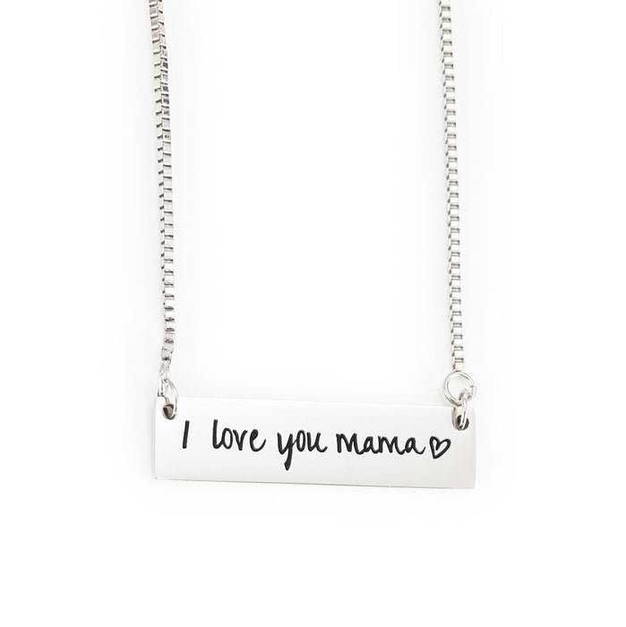 Wholesale mother's Day stainless steel Engraved Necklace JDC-NE-Mail006 Necklaces 麦伦 Wholesale Jewelry JoyasDeChina Joyas De China