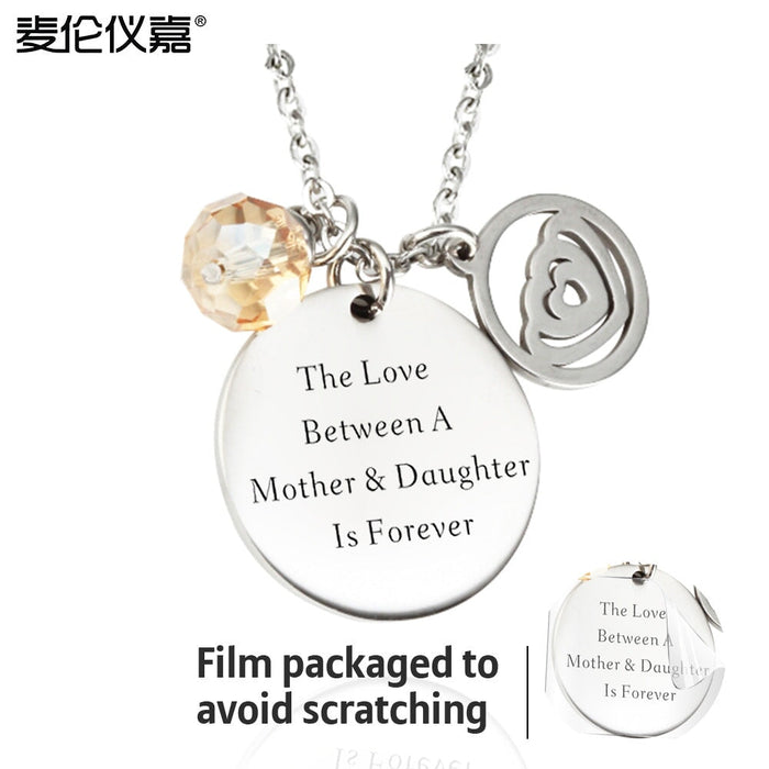 Wholesale mother's Day Stainless steel necklaces JDC-NE-Mail008 Necklaces 麦伦 Wholesale Jewelry JoyasDeChina Joyas De China