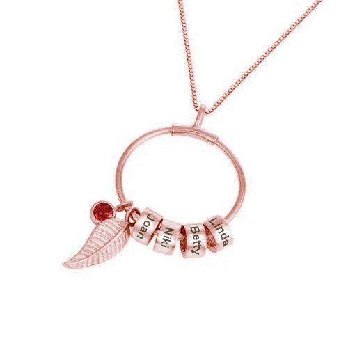 Wholesale mother's Day titanium steel bead engraved Name Necklace JDC-NE-Mail004 Necklaces 麦伦 Wholesale Jewelry JoyasDeChina Joyas De China