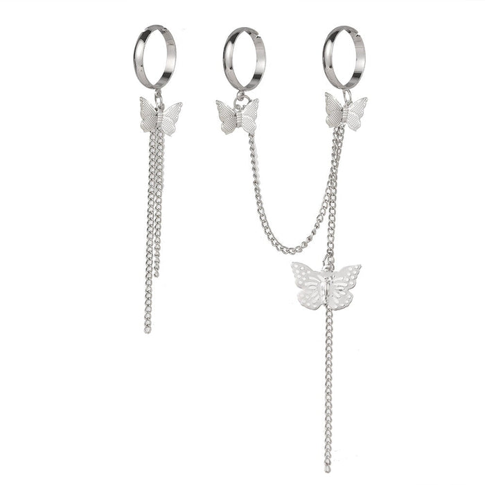 Wholesale mouth adjustable siamese leaf chain alloy ring JDC-RS-F085 Rings 韩之尚 5413102 Alloy Wholesale Jewelry JoyasDeChina Joyas De China