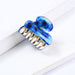 Wholesale multi-color acetate sheet hairpin JDC-HC-YingT001 Hair Clips 迎泰 4cm blue Wholesale Jewelry JoyasDeChina Joyas De China