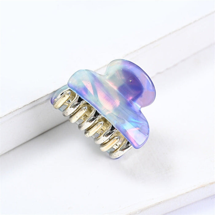 Wholesale multi-color acetate sheet hairpin JDC-HC-YingT001 Hair Clips 迎泰 4cm purple Wholesale Jewelry JoyasDeChina Joyas De China