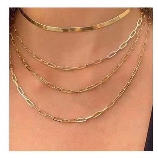 Wholesale multi-layer golden alloy necklaces JDC-NE-TC269 necklaces JoyasDeChina Wholesale Jewelry JoyasDeChina Joyas De China