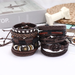 Bulk Jewelry Wholesale multi-layer leather man bracelet JDC-MBT-PK034 Wholesale factory from China YIWU China