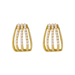 Wholesale multi-layer pearl arc alloy earrings JDC-ES-W332 Earrings JoyasDeChina Wholesale Jewelry JoyasDeChina Joyas De China