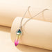 Wholesale multicolor bullet Necklace JDC-NE-C156 NECKLACE JoyasDeChina 18219-7 Wholesale Jewelry JoyasDeChina Joyas De China