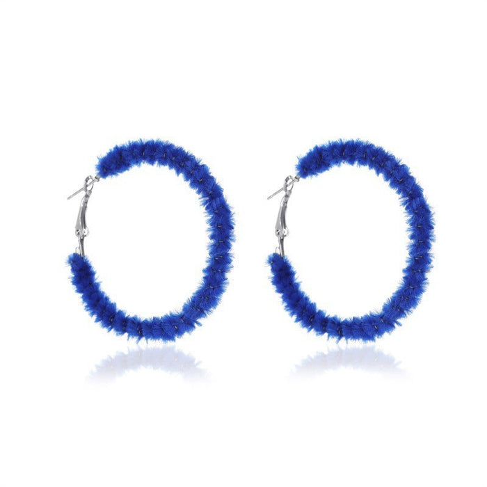 Wholesale multicolor coil earrings JDC-ES-D544 Earrings JoyasDeChina 04 sapphire blue Wholesale Jewelry JoyasDeChina Joyas De China