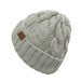 Wholesale multicolor knitted woolen hat JDC-FH-GSXK006 Fashionhat JoyasDeChina light grey 54-60cm Wholesale Jewelry JoyasDeChina Joyas De China