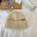 Wholesale multicolor polyester knitted hats JDC-FH-NLS006 Fashionhat 倪罗诗 beige 55-60cm Wholesale Jewelry JoyasDeChina Joyas De China