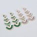 Wholesale Multilayer Alloy Rhinestone Earrings JDC-ES-JL670colored rhinestones Earrings ?鹄? Wholesale Jewelry JoyasDeChina Joyas De China