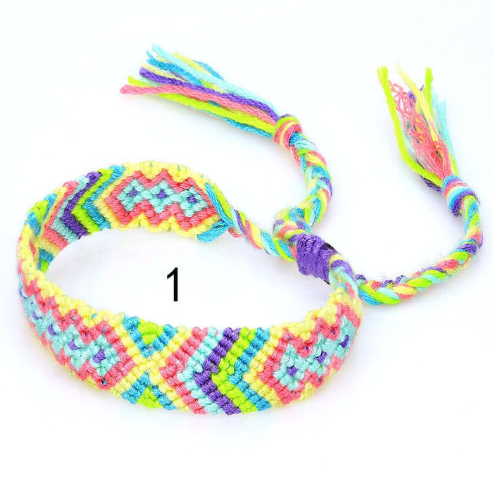 Wholesale national style hand woven Friendship Bracelet JDC-BT-Yiye001 Bracelets 益烨 Wholesale Jewelry JoyasDeChina Joyas De China