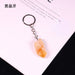 Wholesale Natural Stone Crystal Raw Stone Polished Keychain JDC-KC-RunY001 Keychains 润阳 hjy Wholesale Jewelry JoyasDeChina Joyas De China