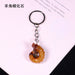 Wholesale Natural Stone Crystal Raw Stone Polished Keychain JDC-KC-RunY001 Keychains 润阳 yjlhs Wholesale Jewelry JoyasDeChina Joyas De China