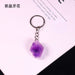 Wholesale Natural Stone Crystal Raw Stone Polished Keychain JDC-KC-RunY001 Keychains 润阳 zjyh Wholesale Jewelry JoyasDeChina Joyas De China