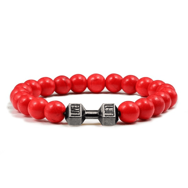 Wholesale natural stone dumbbell Bracelet JDC-BT-JiuJ006 Bracelet 九江 Wholesale Jewelry JoyasDeChina Joyas De China