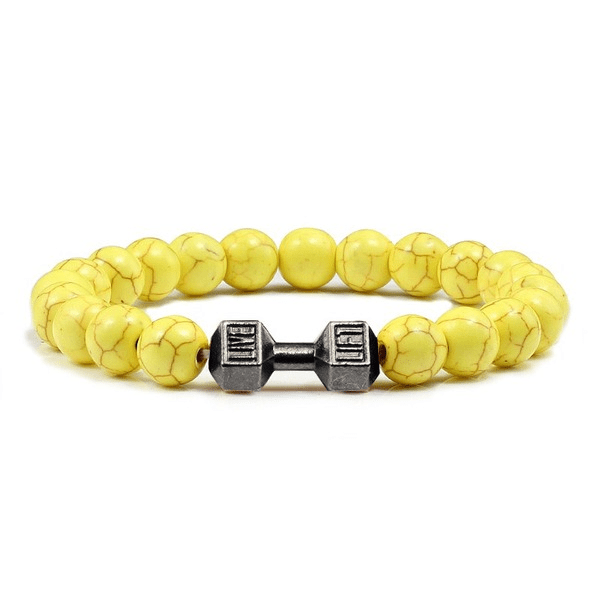 Wholesale natural stone dumbbell Bracelet JDC-BT-JiuJ006 Bracelet 九江 Wholesale Jewelry JoyasDeChina Joyas De China