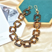 Bulk Jewelry Wholesale necklace acrylic acetate leopard print JDC-NE-xc106 Wholesale factory from China YIWU China