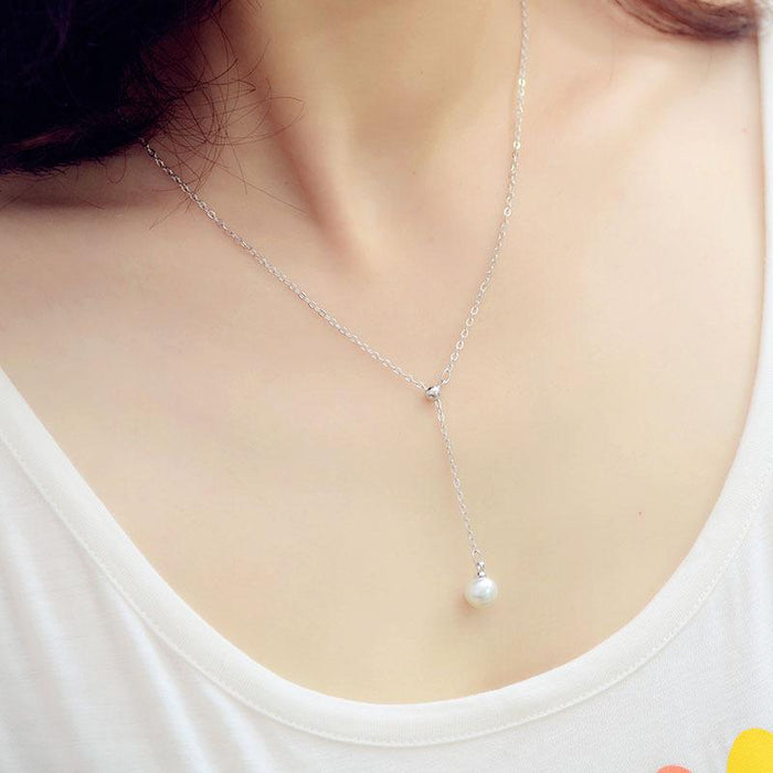 Bulk Jewelry Wholesale necklace adjustable fashion pearls JDC-NE-xc143 Wholesale factory from China YIWU China