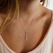 Bulk Jewelry Wholesale necklace alloy geometric rectangular metal rod JDC-NE-xc121 Wholesale factory from China YIWU China