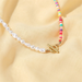 Bulk Jewelry Wholesale Necklace color soft pottery pearl chain JDC-NE-D579 Wholesale factory from China YIWU China