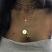 Bulk Jewelry Wholesale necklace cross rose multi-layeredJDC-NE-xc194 Wholesale factory from China YIWU China