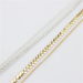 Bulk Jewelry Wholesale necklace fishbone double metal plane  JDC-NE-xc059 Wholesale factory from China YIWU China