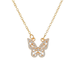 Bulk Jewelry Wholesale necklace gold alloy hollow butterfly necklace female JDC-NE-D582 Wholesale factory from China YIWU China