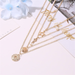 Bulk Jewelry Wholesale necklace gold alloy hollow pentagon star pendant chain JDC-NE-D571 Wholesale factory from China YIWU China
