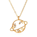 Bulk Jewelry Wholesale necklace gold alloy hollow planet necklace JDC-NE-D560 Wholesale factory from China YIWU China