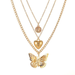 Bulk Jewelry Wholesale necklace gold alloy love hollow butterfly necklace JDC-NE-D591 Wholesale factory from China YIWU China