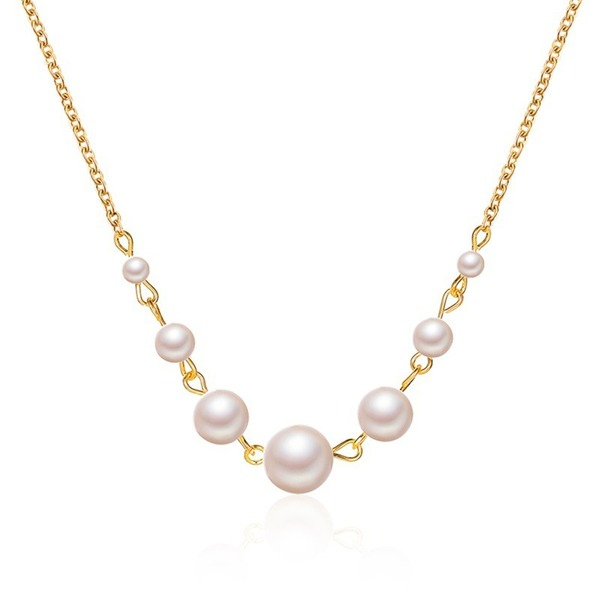 Bulk Jewelry Wholesale necklace gold alloy pearl necklace JDC-NE-D583 Wholesale factory from China YIWU China