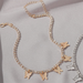 Bulk Jewelry Wholesale necklace gold alloy rhinestone butterfly pendant necklace JDC-NE-D552 Wholesale factory from China YIWU China