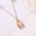 Bulk Jewelry Wholesale necklace gold copper plating lock head necklace JDC-NE-D556 Wholesale factory from China YIWU China