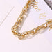 Bulk Jewelry Wholesale necklace hand-made multi-ring thick chain hemp torsion chain JDC-NE-xc129 Wholesale factory from China YIWU China