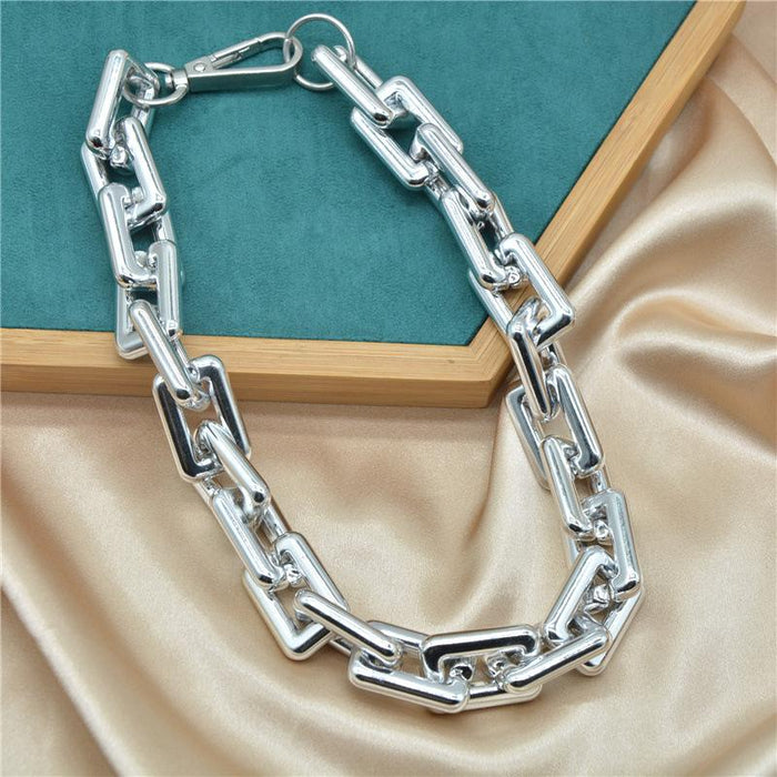 Bulk Jewelry Wholesale necklace hip hop thick chain CCB JDC-NE-xc117 Wholesale factory from China YIWU China