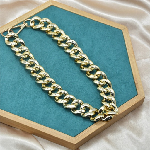 Bulk Jewelry Wholesale necklace retro flat ring metal thick JDC-NE-xc111 Wholesale factory from China YIWU China