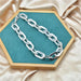 Bulk Jewelry Wholesale necklace retro flat ring metal thick JDC-NE-xc112 Wholesale factory from China YIWU China