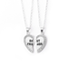 Bulk Jewelry Wholesale necklace silver alloy love English pendant JDC-NE-D565 Wholesale factory from China YIWU China