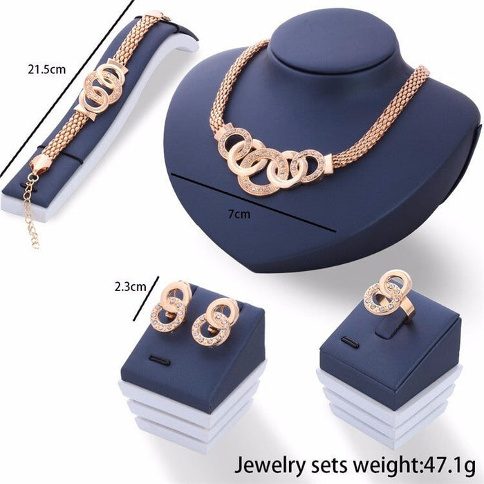 Wholesale necklace stud bracelet ring five-ring set JDC-RS-F074 Rings 韩之尚 Wholesale Jewelry JoyasDeChina Joyas De China