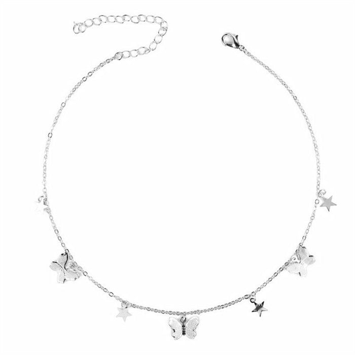Bulk Jewelry Wholesale necklace tassel geometric butterfly single layer  JDC-NE-xc073 Wholesale factory from China YIWU China