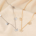 Bulk Jewelry Wholesale necklace tassel geometry butterfly single-layer necklaceJDC-NE-xc146 Wholesale factory from China YIWU China