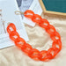 Bulk Jewelry Wholesale necklaces acrylic clavicle chain buckle  JDC-NE-xc098 Wholesale factory from China YIWU China