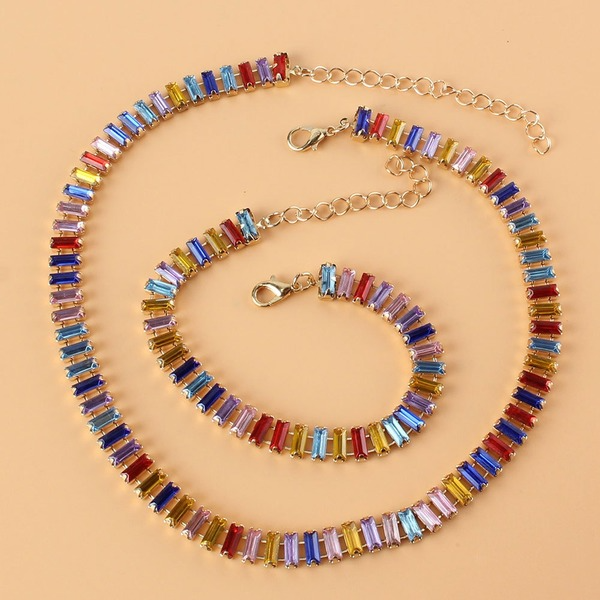 Wholesale Necklaces Alloy color rhinestones JDC-NE-TC147 Neckaces JoyasDeChina Wholesale Jewelry JoyasDeChina Joyas De China