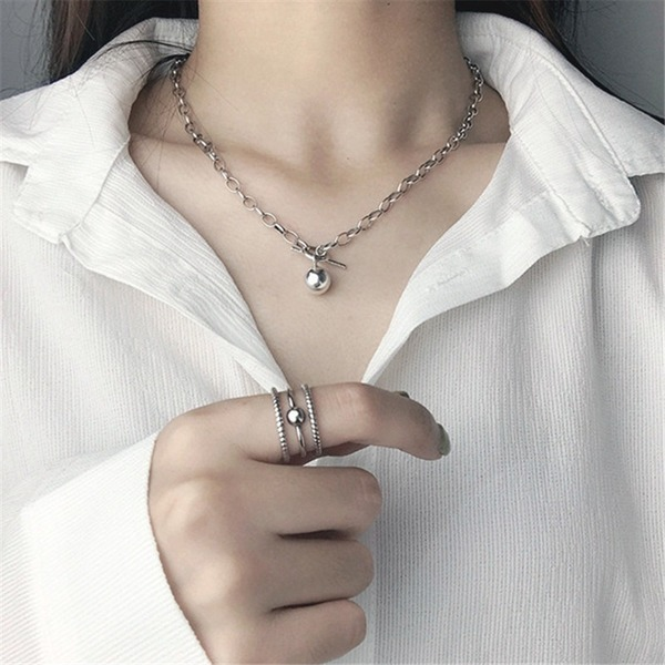 Bulk Jewelry Wholesale Necklaces and cold wind collarbone chain  JDC-NE-xc041 Wholesale factory from China YIWU China