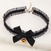 Bulk Jewelry Wholesale Necklaces Black lace bells gauze butterfly JDC-NE-e101 Wholesale factory from China YIWU China
