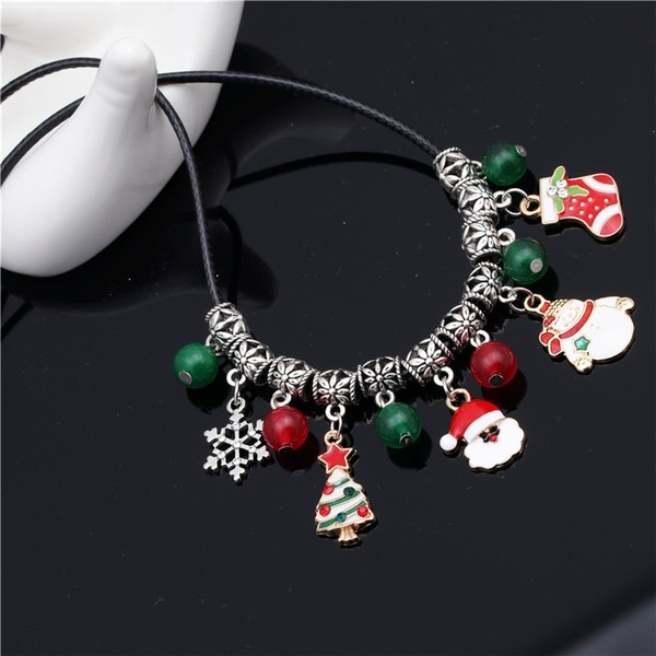 Bulk Jewelry Wholesale Necklaces Christmas snowman JDC-NE-ML037 Wholesale factory from China YIWU China