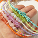 Bulk Jewelry Wholesale Necklaces Color irregular crystal crushed stone JDC-NE-e217 Wholesale factory from China YIWU China