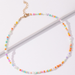 Bulk Jewelry Wholesale Necklaces Colorful rice beads JDC-NE-e077 Wholesale factory from China YIWU China