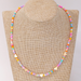 Bulk Jewelry Wholesale Necklaces Colorful rice beads JDC-NE-e084 Wholesale factory from China YIWU China